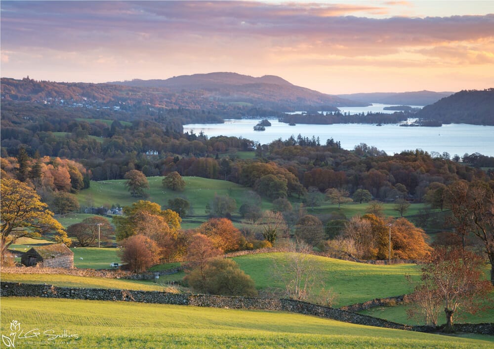 An Autumn View Of Bowness On Windermere The North Yorkshire Gallery
